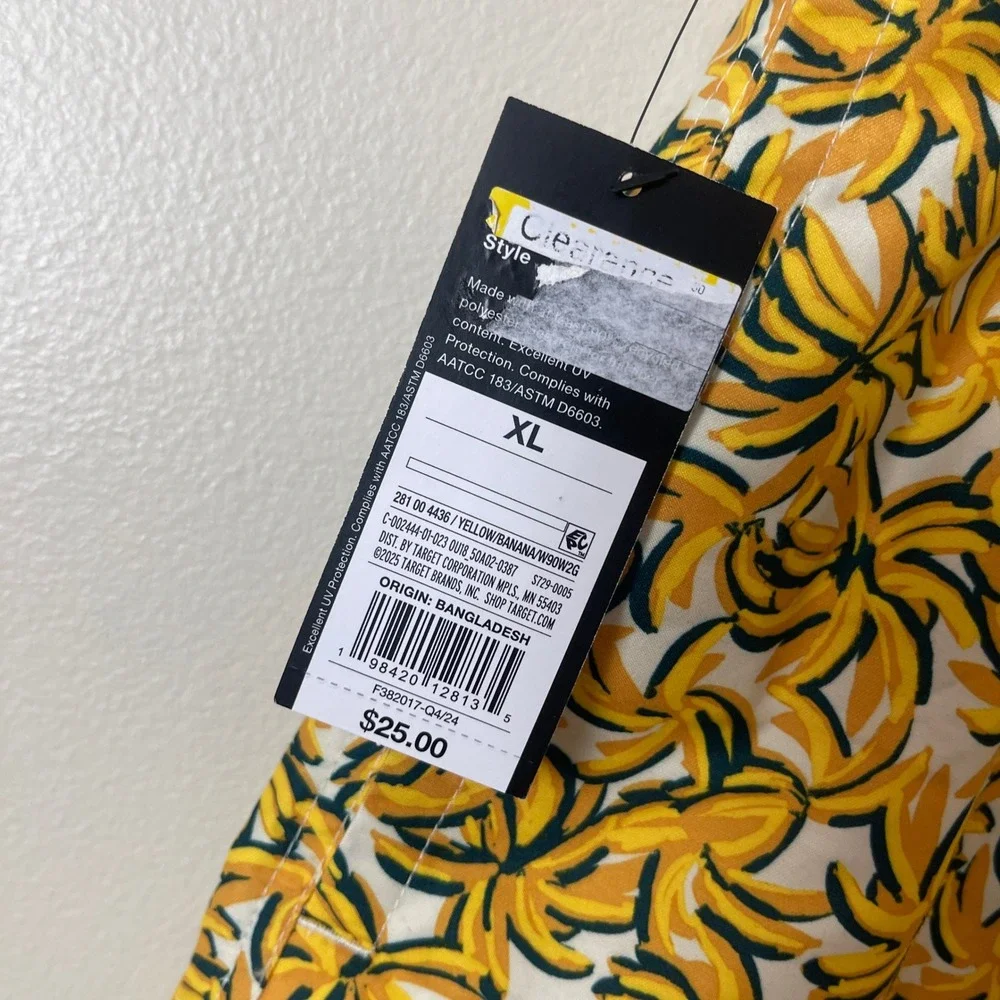 Original Use Mens Banana Print Swim Trunks Yellow 5